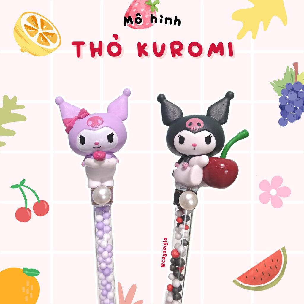 S105 - Bút dao rọc giấy thỏ Kuromi và Melody hoa quả dễ thương unbox đơn hàng, cắt sticker băng dán washi tape - Cây Sồi Già
