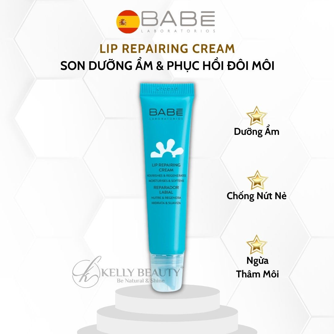 Son Dưỡng Môi BABE Lip Repairing Cream | Kelly Beauty