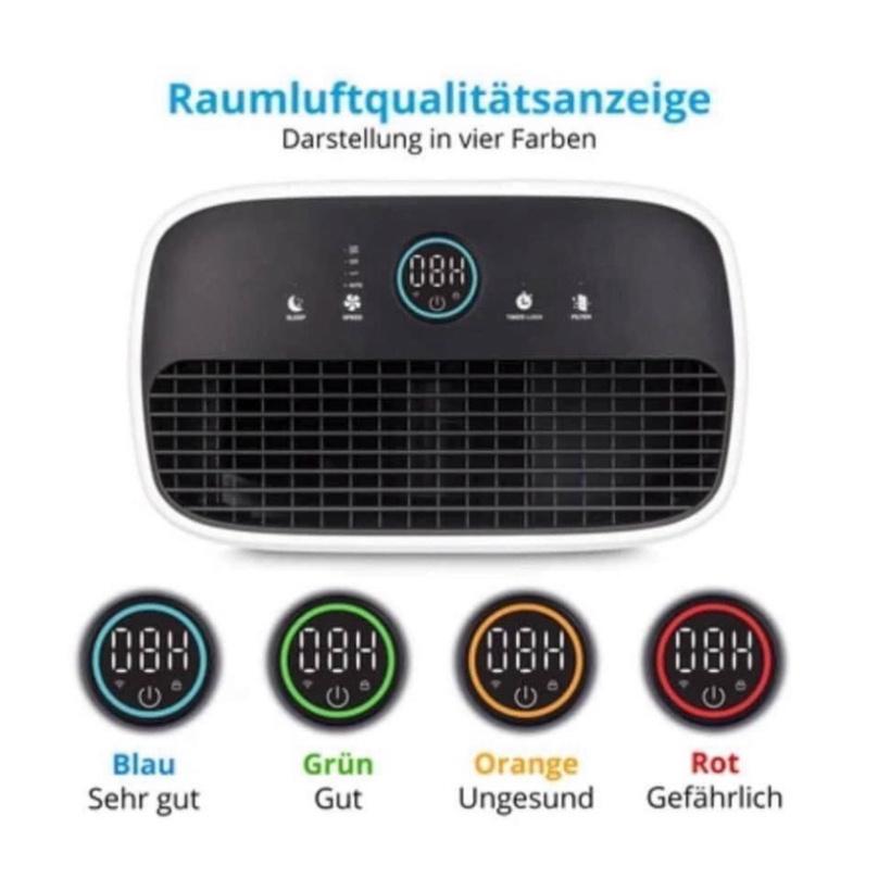 Máy Lọc Không Khí MEDION MD10444 Cho Phòng 60m2 Loại Bỏ 99% Bi Khuẩn, Bụi Mịn, Nhập Đức, BH 12 Tháng, Cho Phòng 60m2