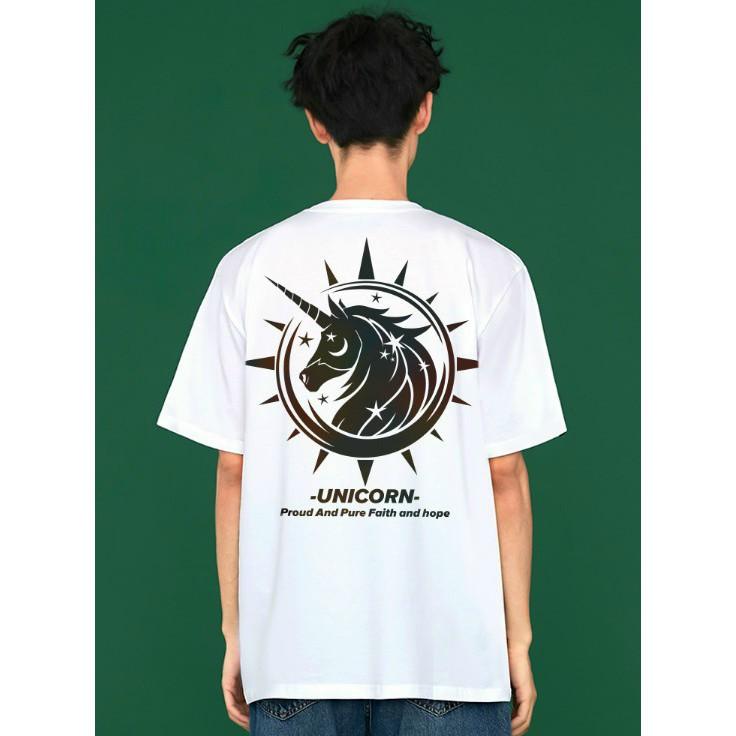 Áo Thun Tay Lỡ Unisex - Áo Thun Nam Nữ Form Rộng Phản Quang
