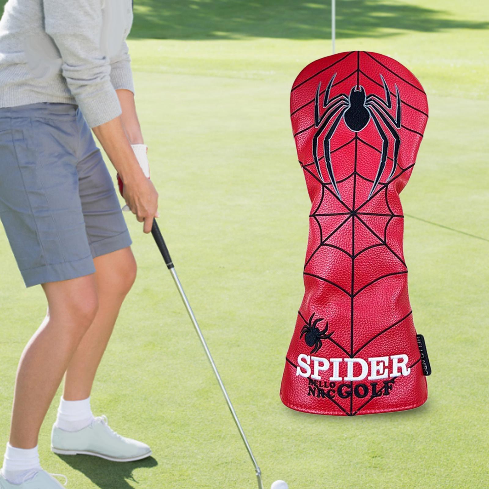 PU Golf Wood Headcover Golf Club Head Cover Unisex Golfer Gift