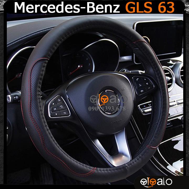 Bọc vô lăng xe ô tô Mercedes Benz GLS 500 da PU cao cấp - OTOALO