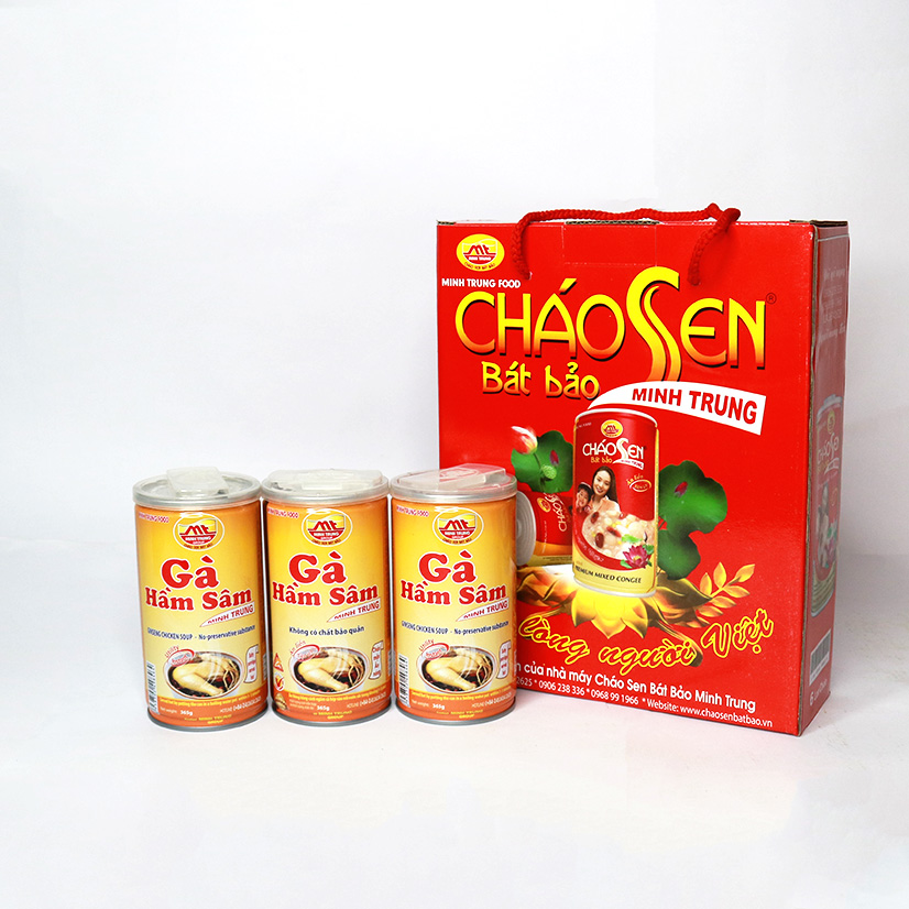 Gà hầm sâm Minh Trung Lốc 3 Lon
