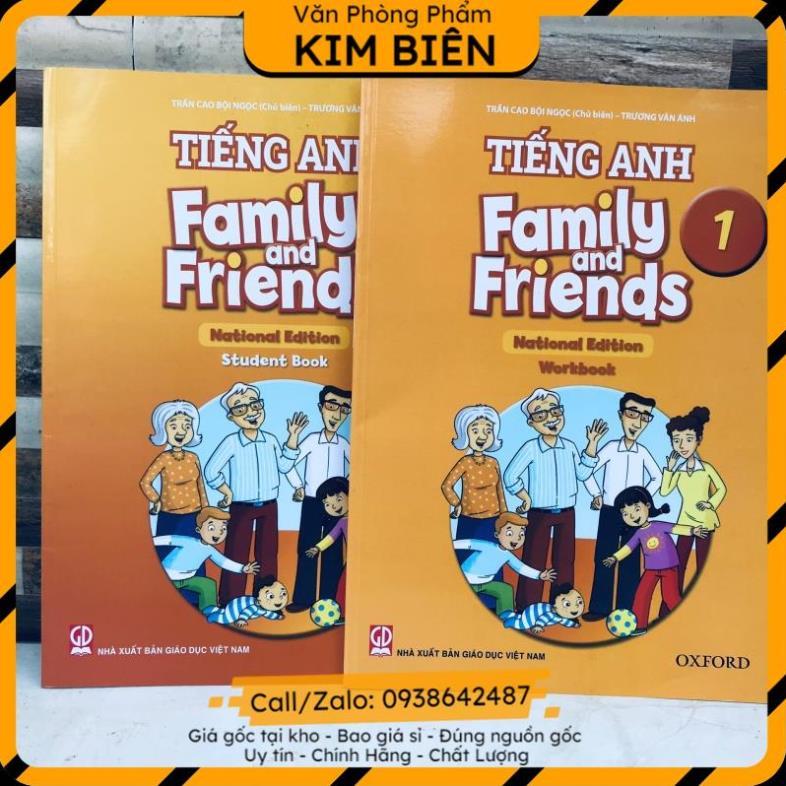 vở Học tiếng anh lớp 1 FAMYLY AND FRIENDS theo chân trời sáng tạo