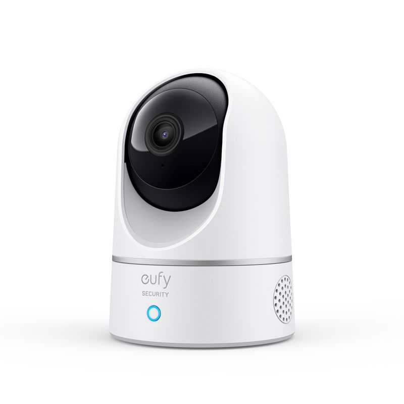 Camera Eufy Security Indoor Cam 2K Công nghệ AI Xoay 360 độ Đàm thoại 2 chiều - Hàng Chính Hãng