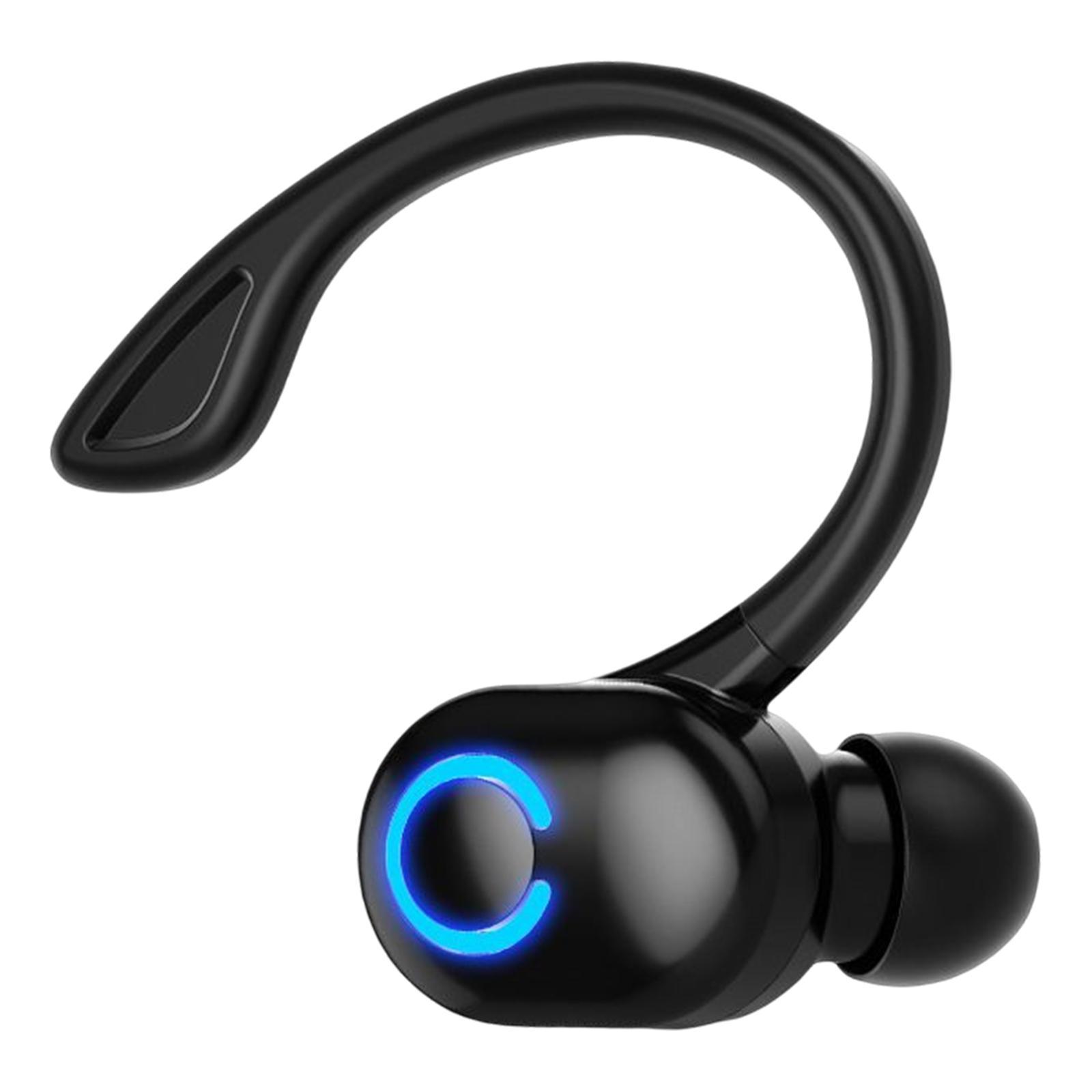 Single Wireless  Headset Sweatproof Stereo  PC Black-