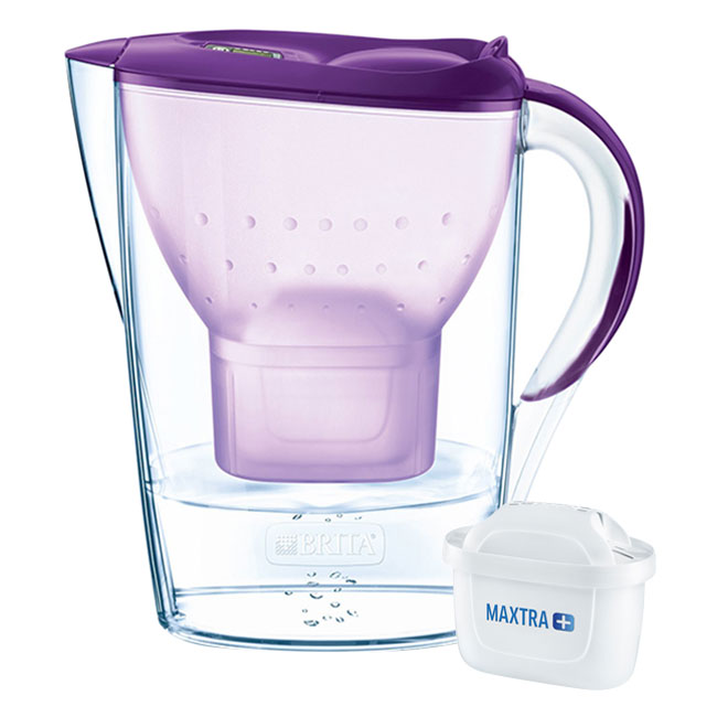 Bình Lọc Nước BRITA Marella Basic Purple - 2.4L (Kèm Maxtra Plus)