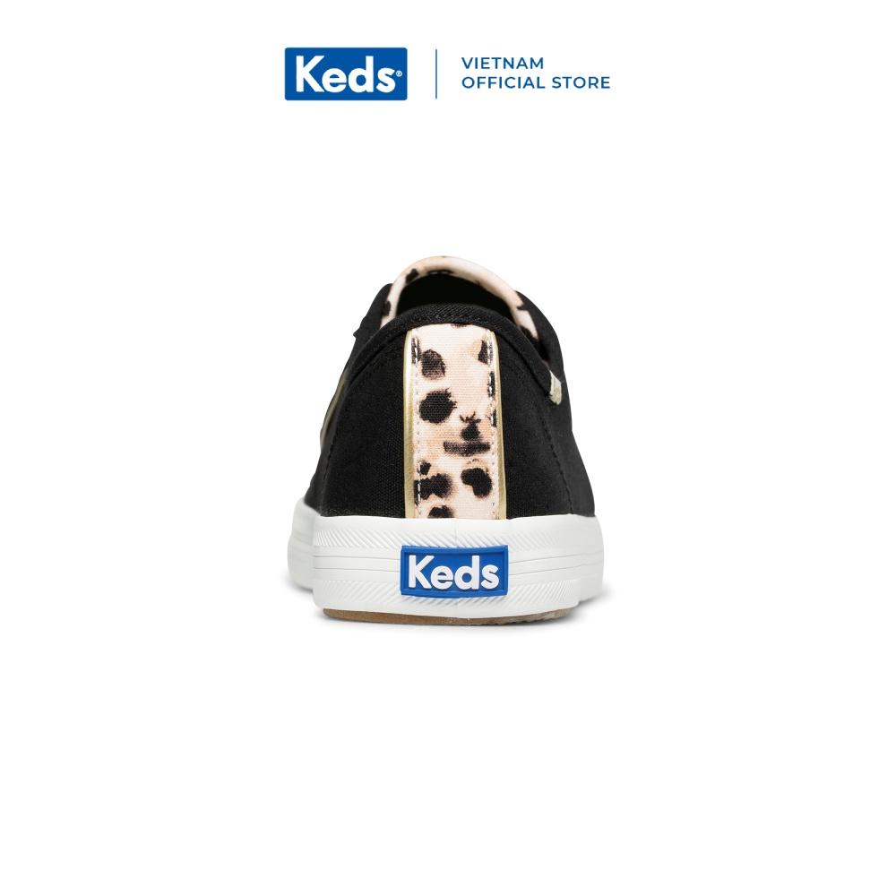 Giày Keds Nữ- Kickstart Leopard Pop Canvas Black- KD065959