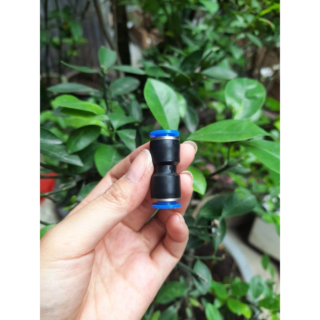 Combo 10 cut nối thẳng nối ống phun sương 8mm cho hệ thống phun sương