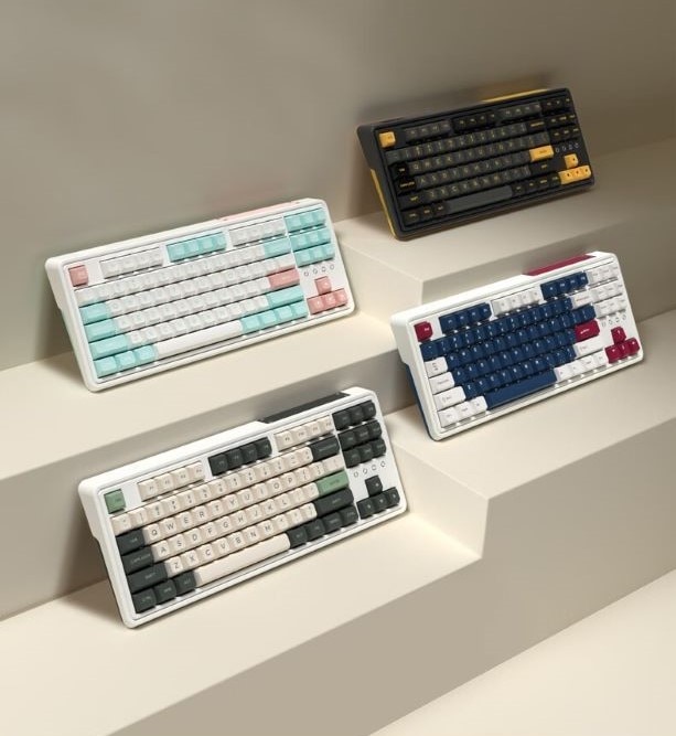 Bàn phím máy tính FL-Esports CMK87SAM Mashmallow 3 Mode _Mới, hàng chính hãng