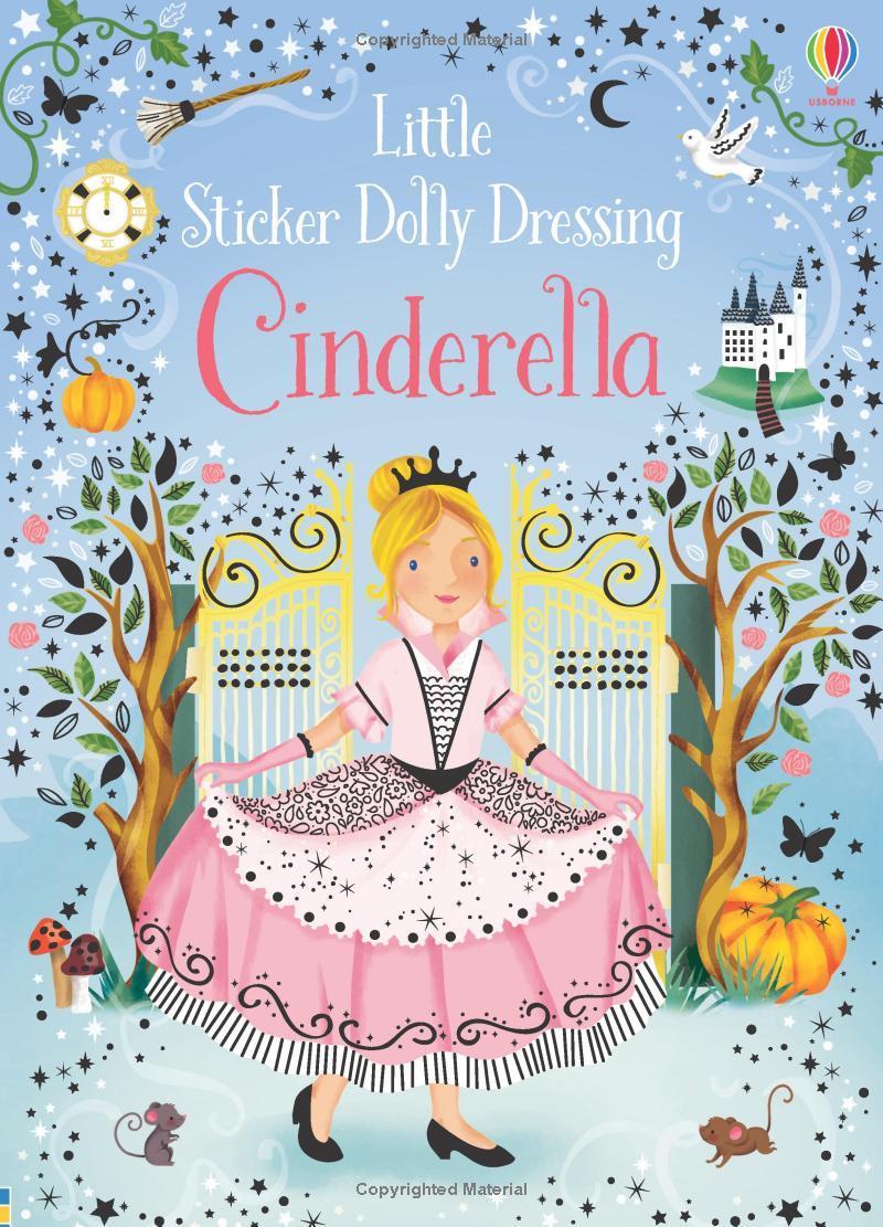 Sách ngoại văn: Little Sticker Dolly Dressing Fairytales Cinderella