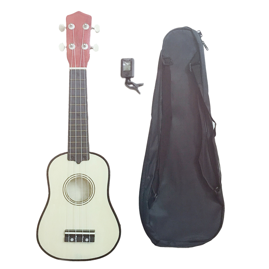 Đàn Ukulele Soprano Woim 35A15 tặng kèm bao vải và máy lên dây điện tử