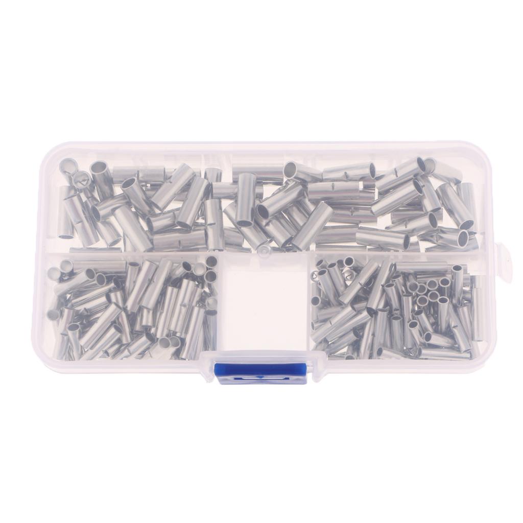 200 Pieces Non-Insulated Butt Crimp Connectors AWG 22-16 16-14 12-10