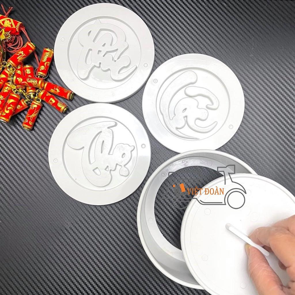 Khuôn xôi PHÚC LỘC THỌ - SIÊU ĐẸP. Khuôn in nhấn tạo hình, định hình chữ Phúc Lộc Thọ - Size 12cm