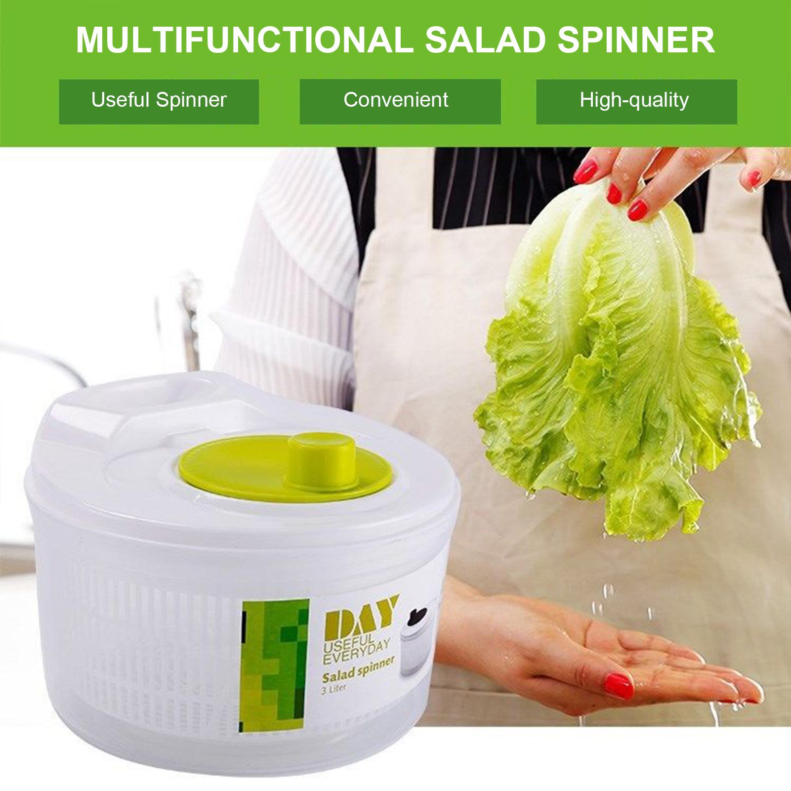 Máy Sấy Rau Củ Quả Salad 3l bằng tay Tiện Dụng