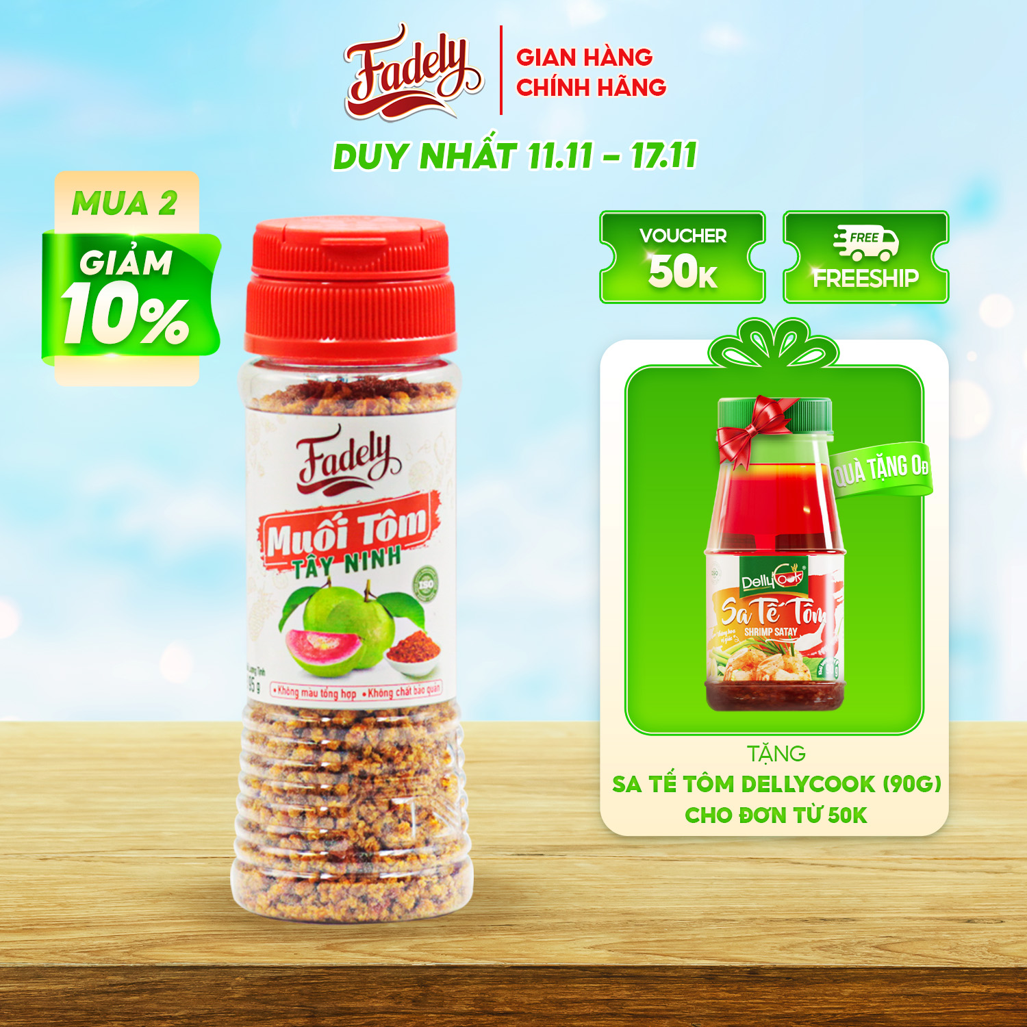 Muối Tôm Tây Ninh Fadely