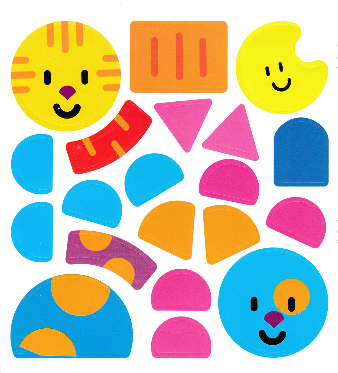 Sticker Động Vật Đáng Yêu - Dành Cho Bé 2 Tuổi