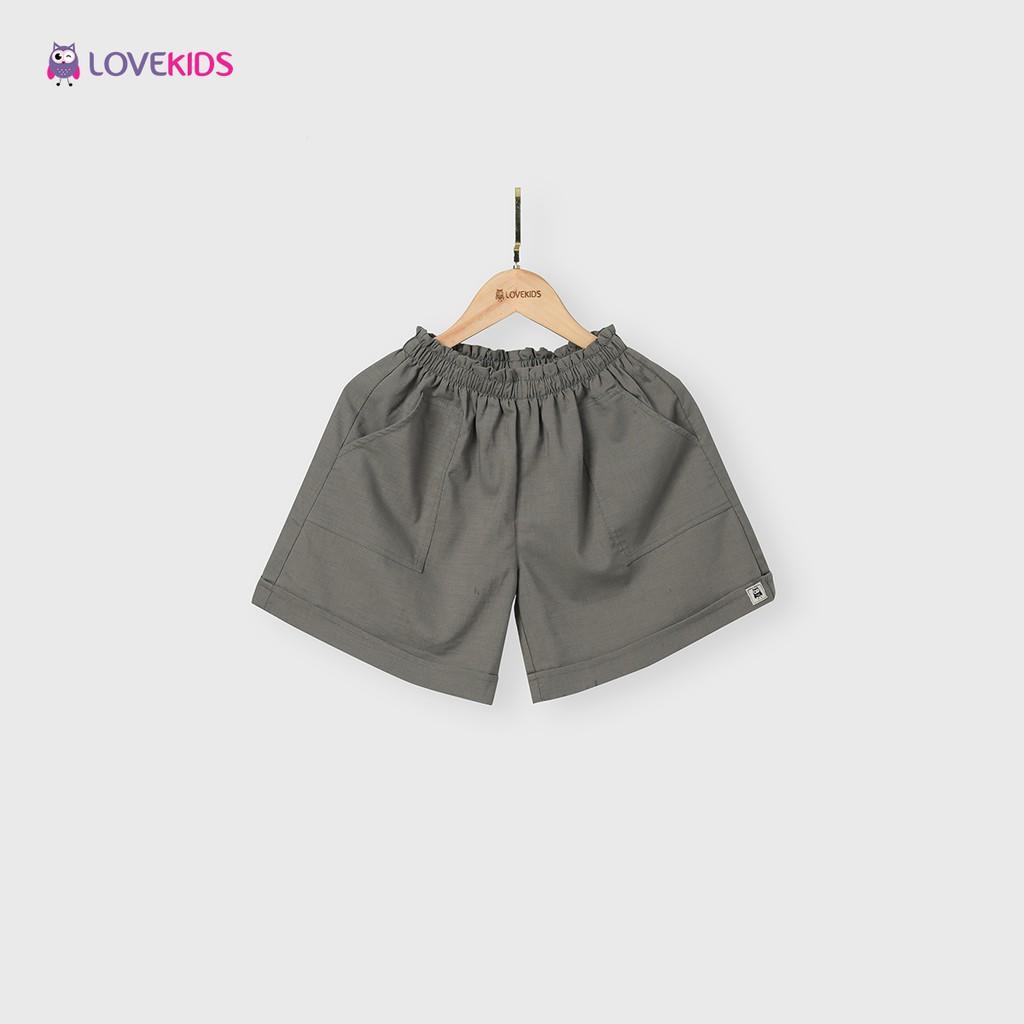 Quần short bé gái lưng chun LKG21SP001 - Lovekids