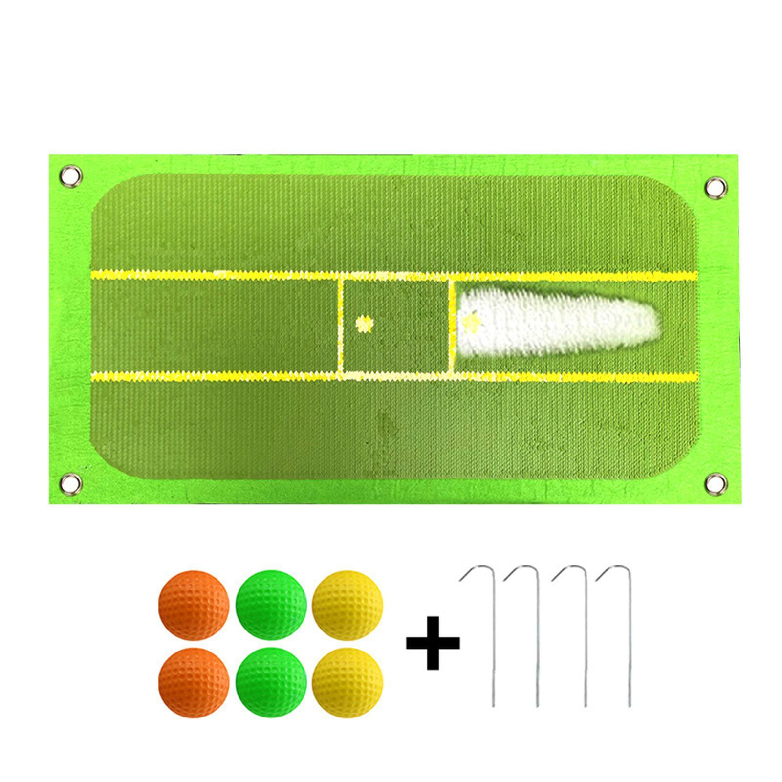 Golf Swing Mat Golf Practice Hitting Aid Equipment for Training Outdoor