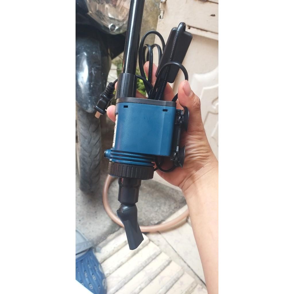Máy hút cặn, vệ sinh hồ cá SOBO BO - 028 công suất 28W chuyên dành cho hồ cá rồng, cá cảnh