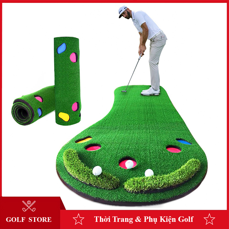 Thảm tập golf putting Hình Bàn Chân