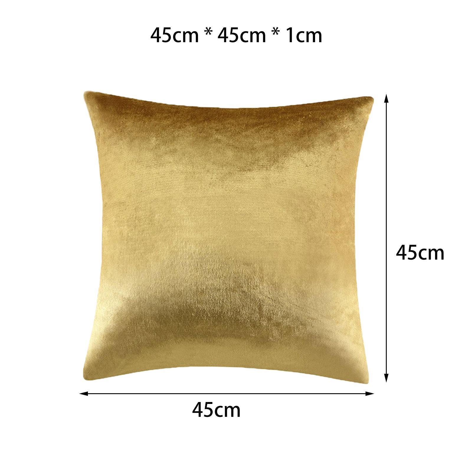 Pillowcase with Hidden Zipper 45x45cm Pillow Cover for Wedding Chair Bedding