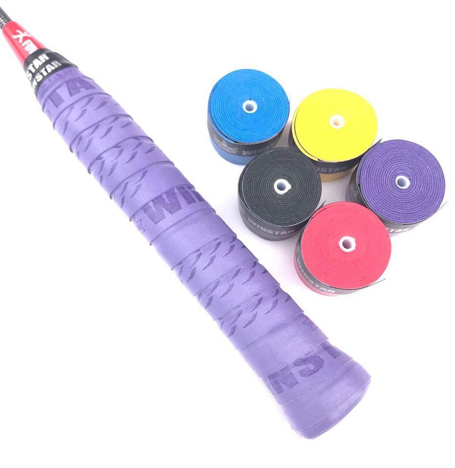 Combo 5 cuộn cuốn cán vợt cầu lông, tennis cao cấp (màu ngẫu nhiên)