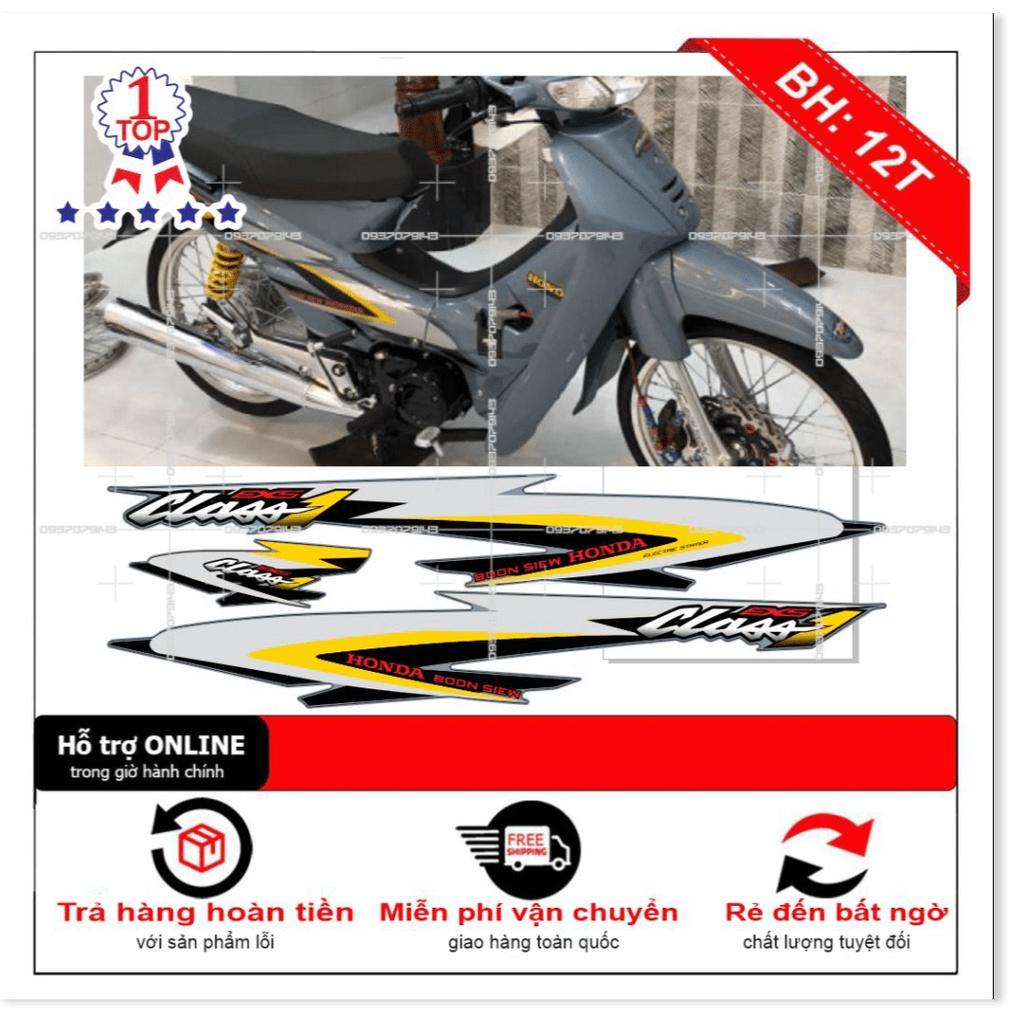 Tem rời wave nhỏ đời đầu ex5 class1 dán xe xám xi măng