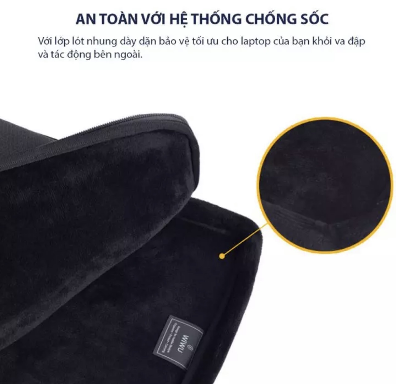 Túi Chống Sốc Wiwu Pilot Laptop Sleeve Dành Cho Laptio, Ultrabook Chất Liệu Vải Sợi Nylon Cao Cấp - Hàng Chính Hãng