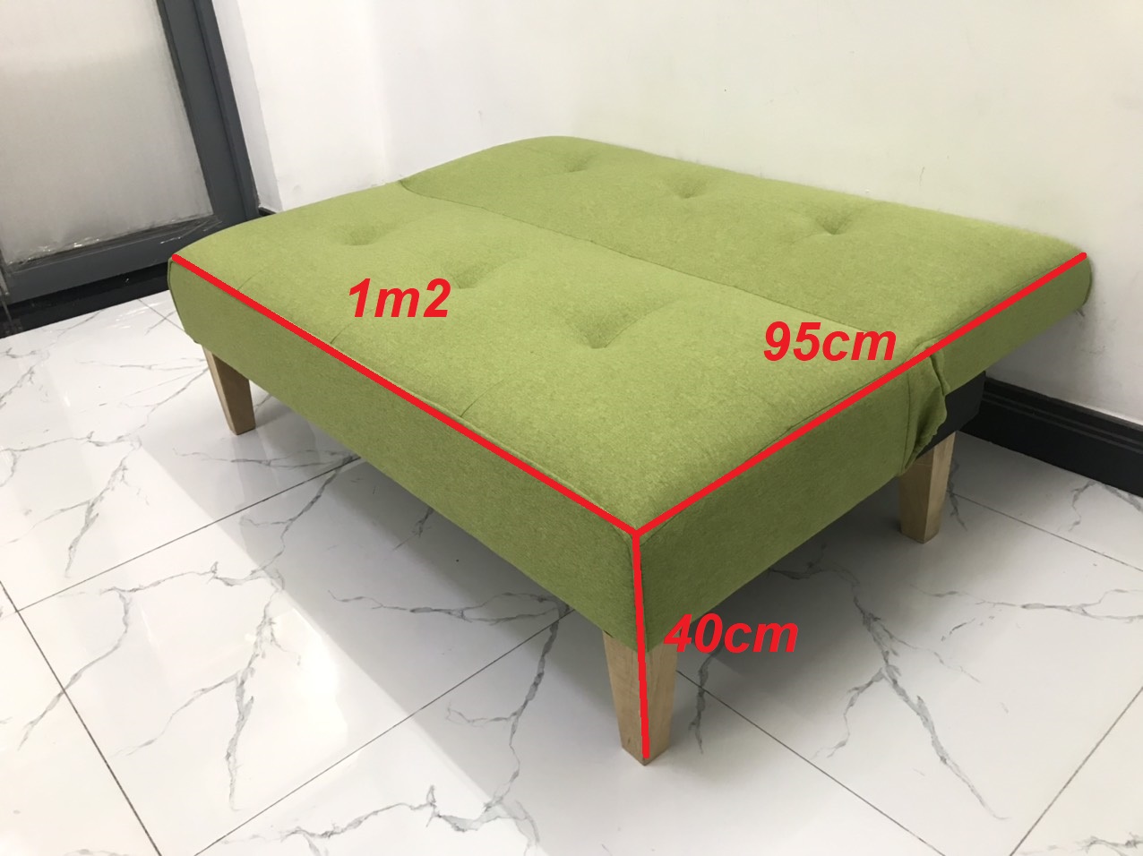 Bộ ghế sofa giường 1m2x95 sofa bed phòng khách salon linco11 sopha