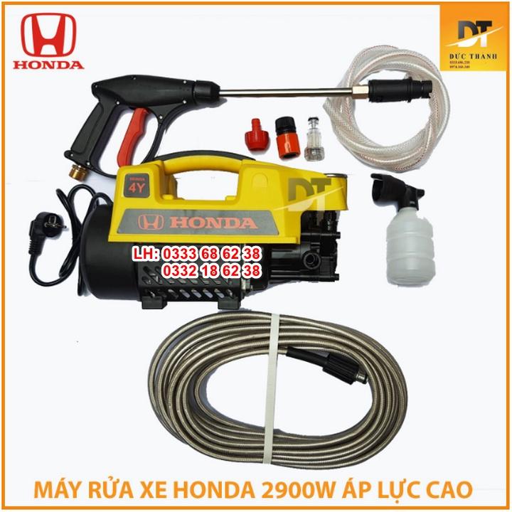 Máy rửa xe mini HONDA vàng áp lực 2900W - 3500W