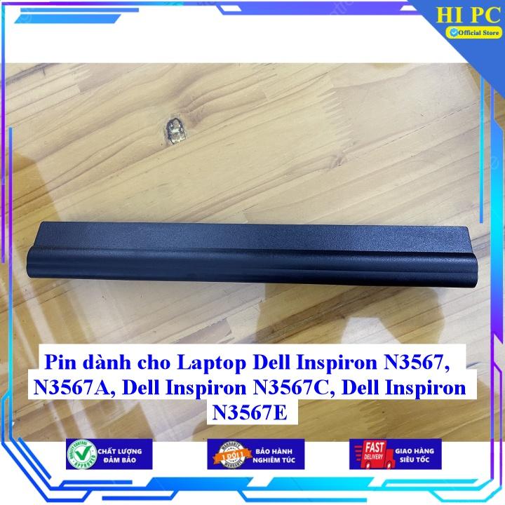 Pin dành cho Laptop Dell Inspiron N3567 N3567A Dell Inspiron N3567C Dell Inspiron N3567E - Hàng Nhập Khẩu