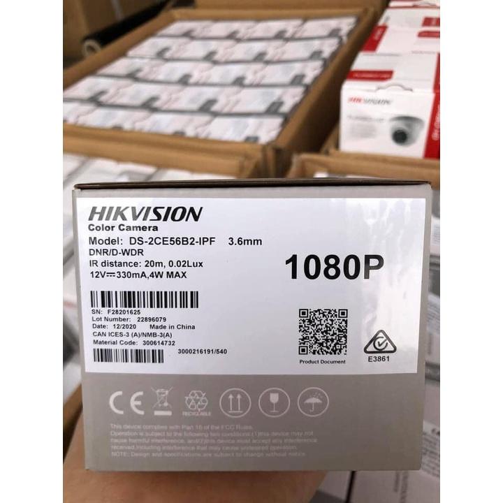 CAMERA Hikvision DS-2CE56B2-IPF dùng ốp trần trong nhà quan sát hình ảnh 2.0MP Full HD- HÀNG CHÍNH HÃNG