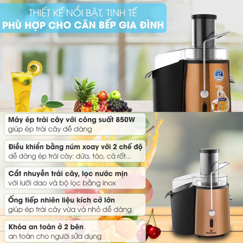 Máy Ép Trái Cây BlueStone JEB-6545 - Hàng chính hãng