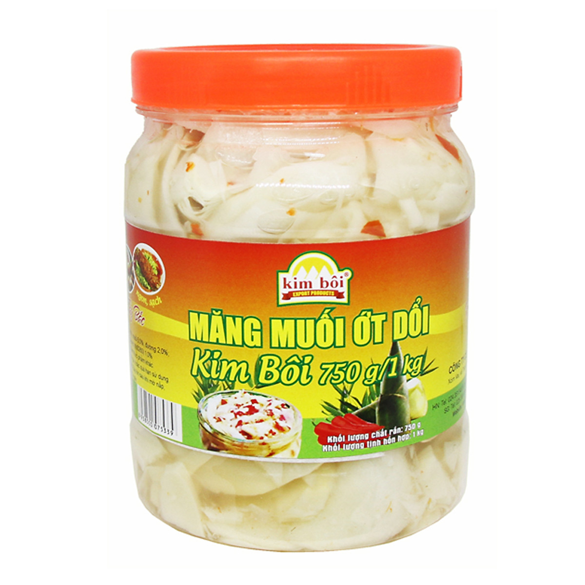 Măng Muối Ớt Dổi Kim Bôi 750/1000g