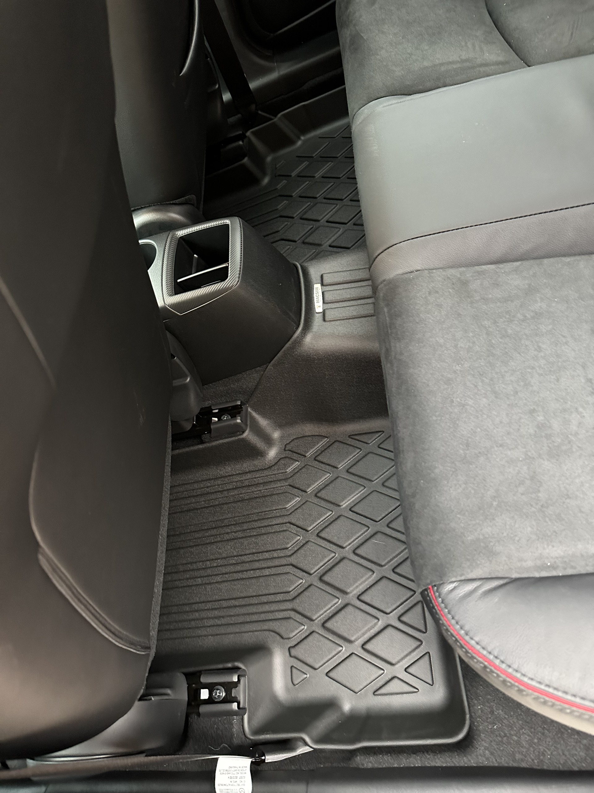 Thảm lót sàn xe ô tô Mazda 2 2016- 2023+ Nhãn hiệu Macsim chất liệu nhựa TPE cao cấp màu đen
