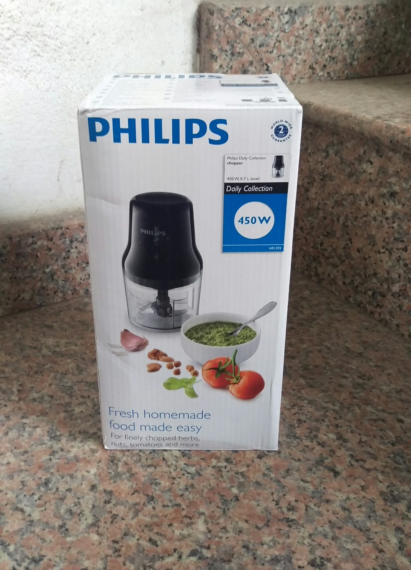 Máy xay thịt Philips HR1393 450W - Hàng nhập khẩu(màu đen)