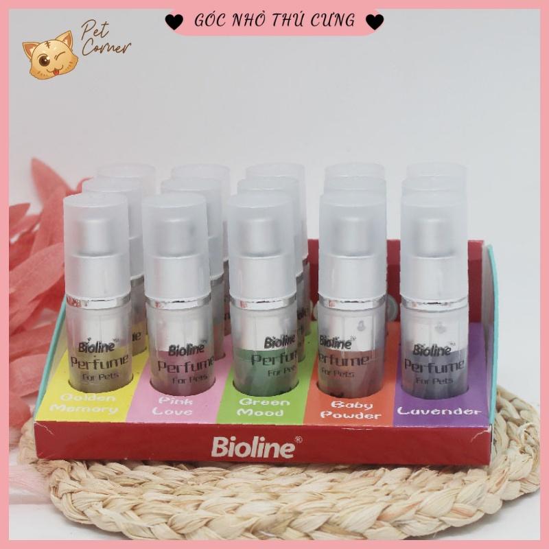 Nước hoa xịt khử mùi cho chó mèo Bioline 9ml