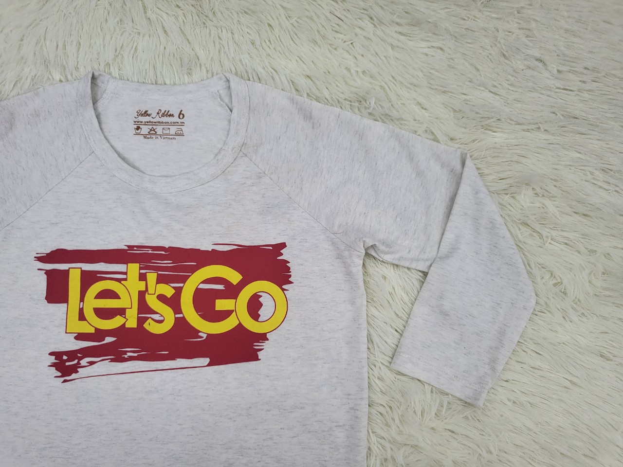 ÁO T-SHIRT UNISEX TAY DÀI XÁM LETGO