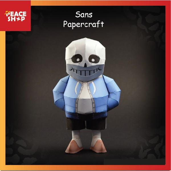 Mô Hình Giấy Sans - Undertale