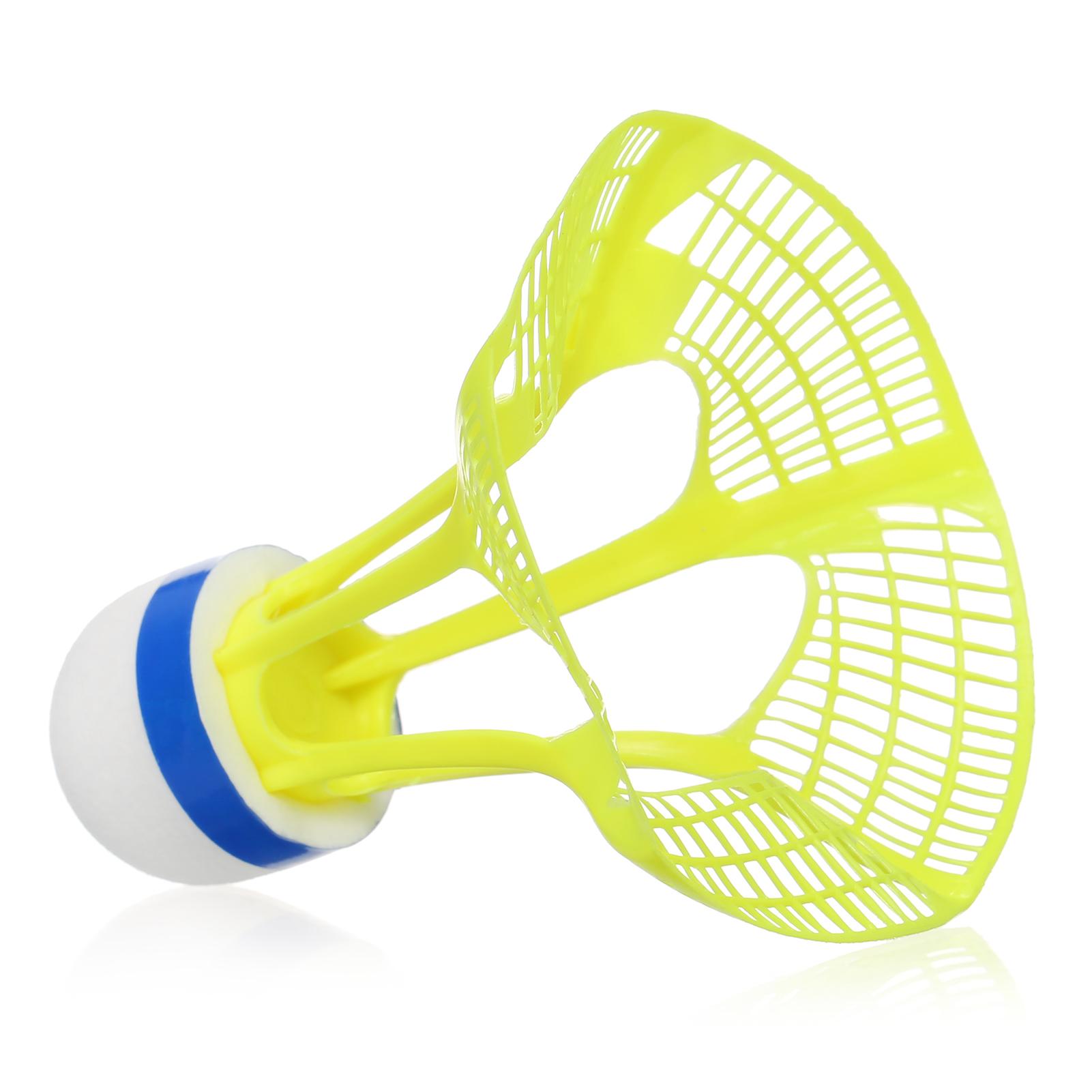3pcs Nylon Shuttlecock Durable Plastic Badminton Shuttlecock Indoor Outdoor Sport Badminton Ball Windproof Shuttlecock