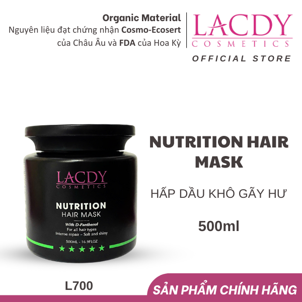 Hấp dầu khô gãy hư NUTRITION HAIR MASK L700 ( 500ml )