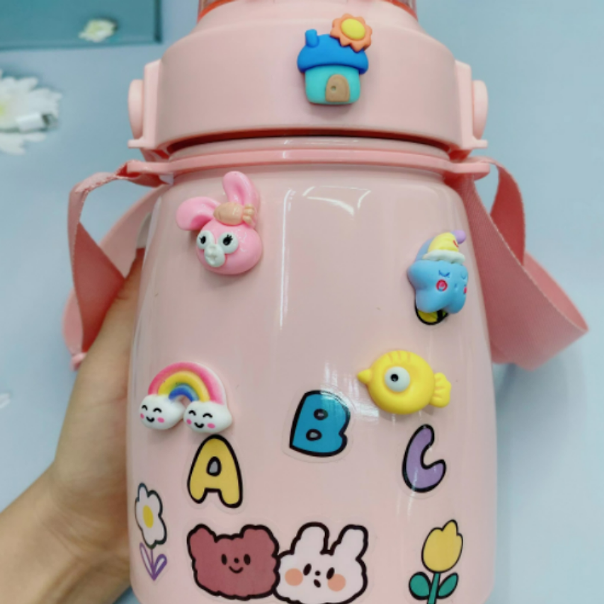 Bộ 4 Sticker 3D Hoạt Hình Cute, Nhãn Dán Cho Ốp Lưng Điện Thoại, Bình Nước, Nón Bảo Hiểm, Giày Dép… (Giao Mẫu Ngẫu Nhiên)