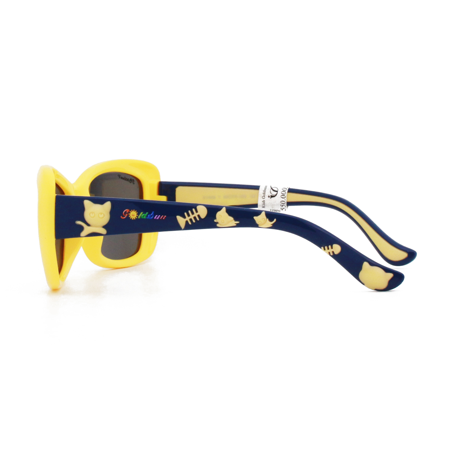 Kính mát trẻ em gọng nhựa dẻo tròng phân cực Goldsun S1408