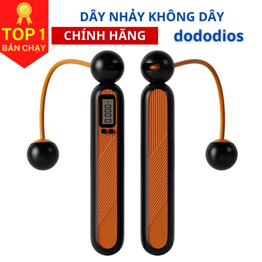 Dây nhảy không dây, không gây tiếng ồn, tay cầm chống trượt đếm số vòng tự động