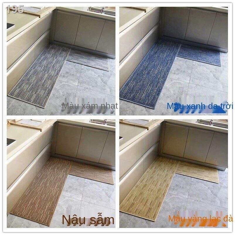 Thảm trải sàn nhà bếp, thấm dầu dải dài, chống trượt phòng tắm, cửa sổ lồi, ngủ, ra vào, kích thước tùy chỉnh