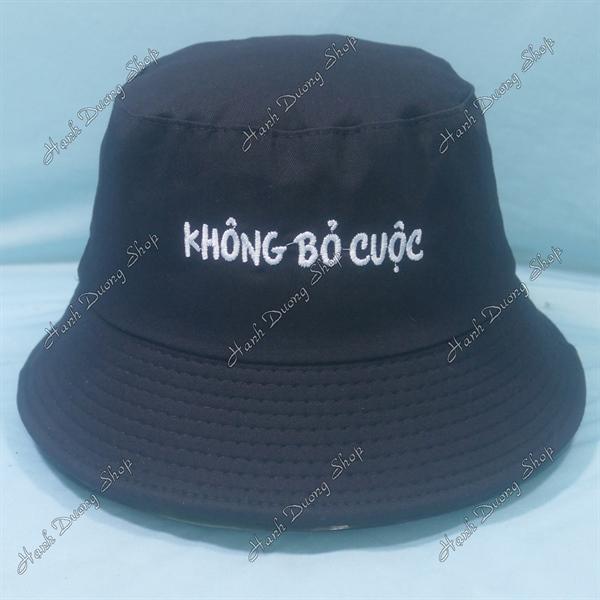 Set Nón Cặp Bucket &amp; Cap Không Bỏ Cuộc (KBC01);(KKB01) - Combo Không Bỏ Cuộc