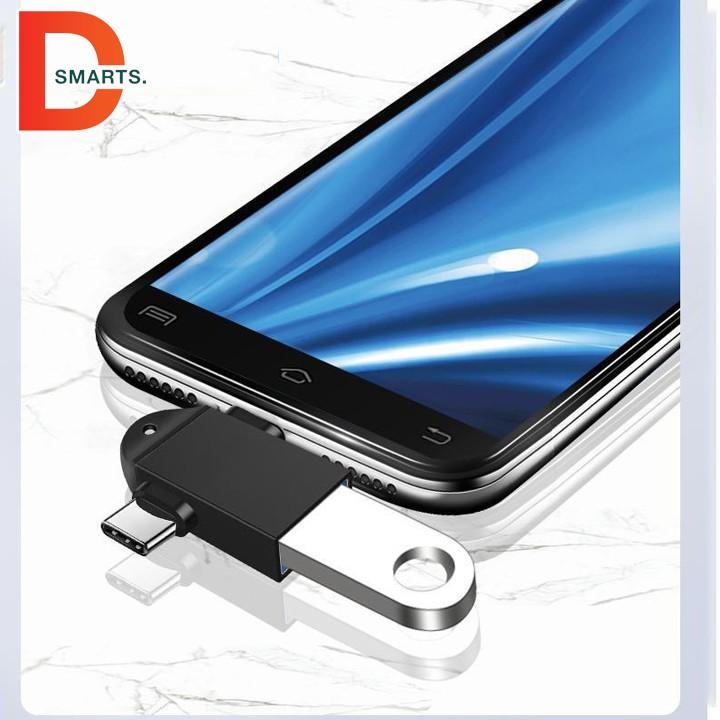 Đầu chuyển USB sang Micro USB, TypeC 3.0 siêu nhanh dễ dàng bỏ túi