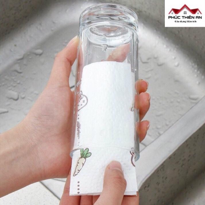 Cuộn giấy lau nhà bếp đa năng có thể tái sử dụng nhiều lần - Tiện dụng, tiết kiệm #FREESHIP