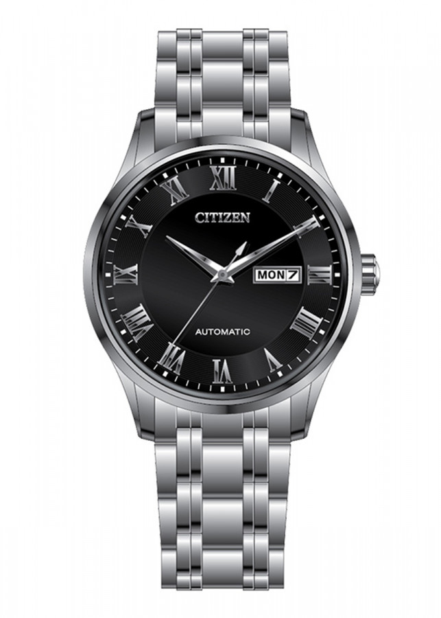 Đồng Hồ Citizen NH8360-80E Nam Dây Kim Loại Máy Cơ 44mm